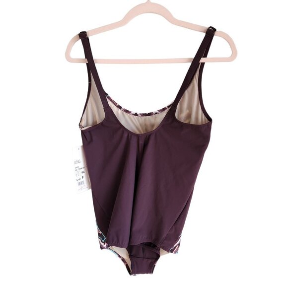 Anita Active Swimsuit Brown 14 F Cup Women's One Piece Bathing Suit Zelda - Picture 6 of 10